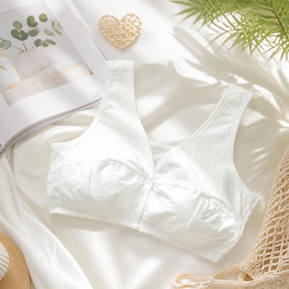 Wirefree Bra Comfort - Komfortabler U-Rücken-BH mit Vorderverschluss, dünner, kabelloser