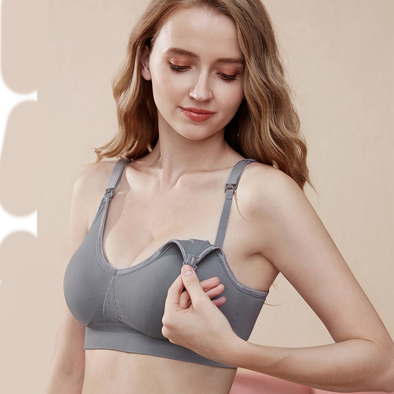 Sleep Bra Bralette - Nahtloser, bequemer Still-BH für Schwangere und