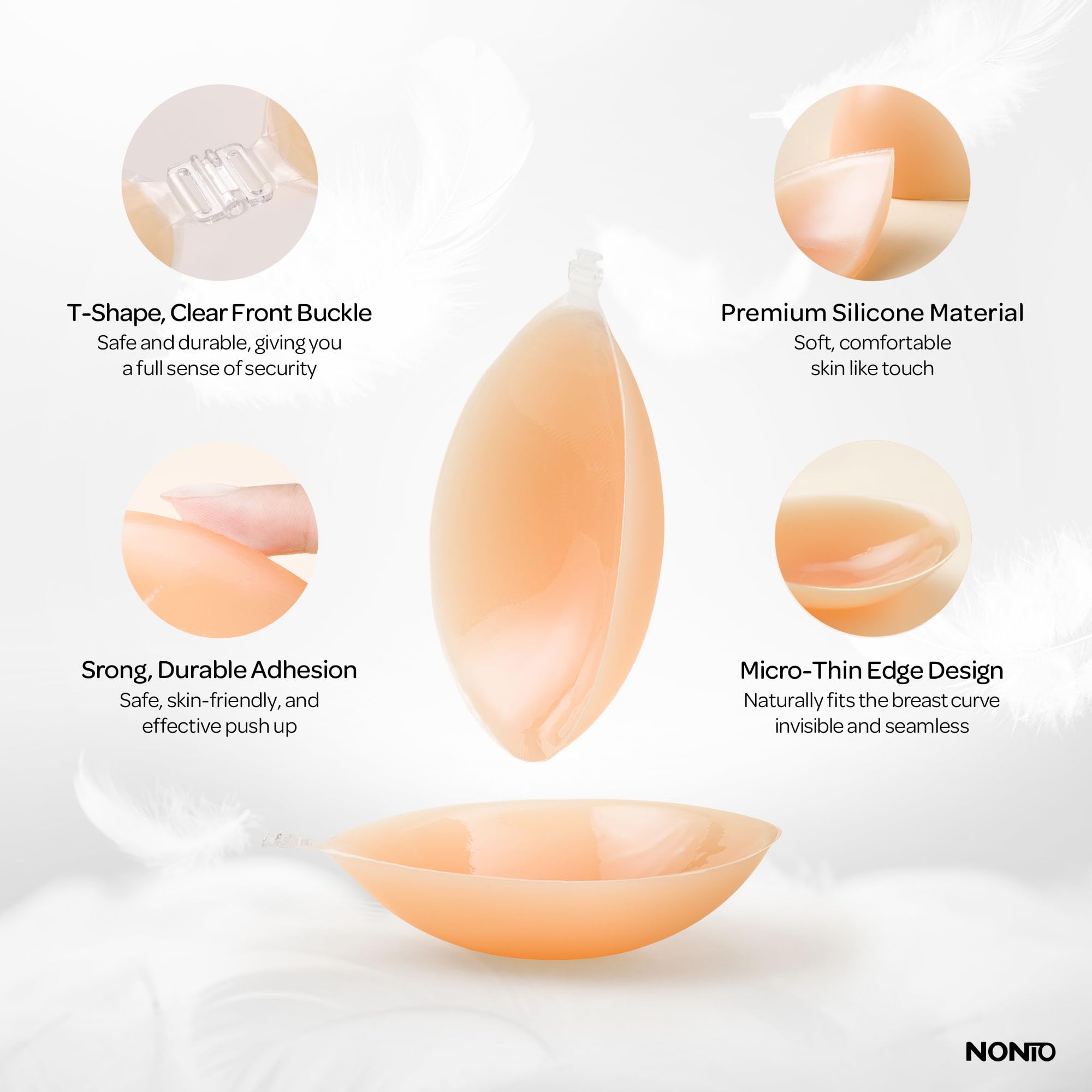 Selbstklebender BH, trägerlos, – Strapless Bra Adhesive Bewertung und Preis