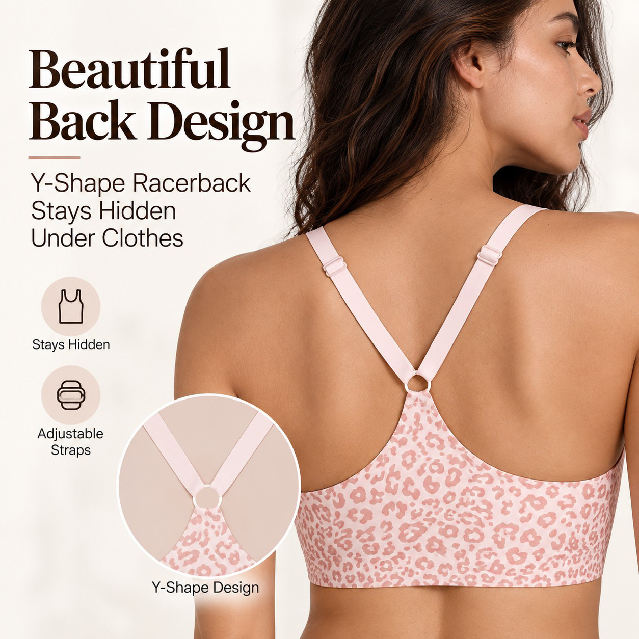 Damen-BH mit Leopardenmuster,  – Wirefree Bra Comfort Bewertung und Preis